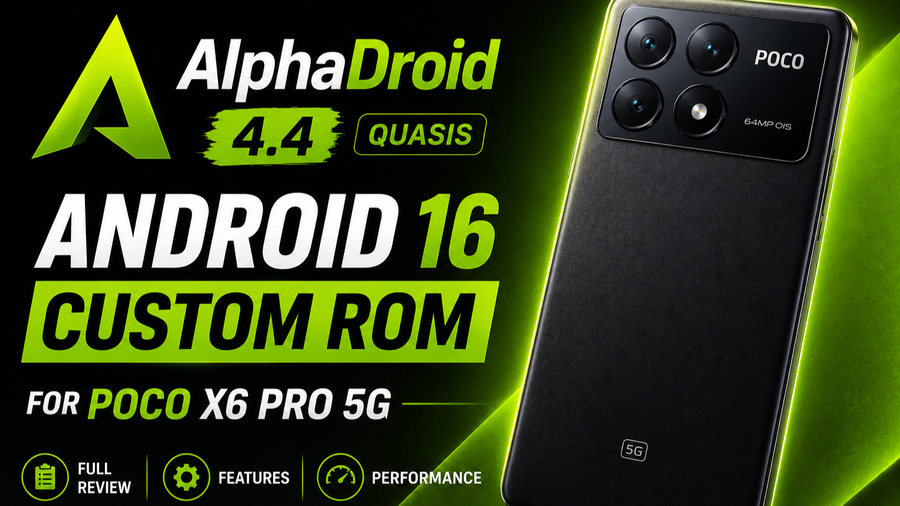 AlphaDroid v4.4 for Poco X6 Pro 5G